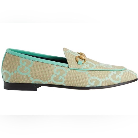 100% Authentic Gucci Jumbo GG Jordaan Canvas Flat - Picture 12 of 12